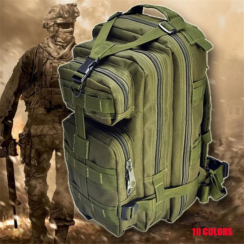 

Multifunctional High Quality Nylon Backpack Camouflage Military Enthusiasts 3P Backpacks 20-35L Large Capacity Travel Bags X011