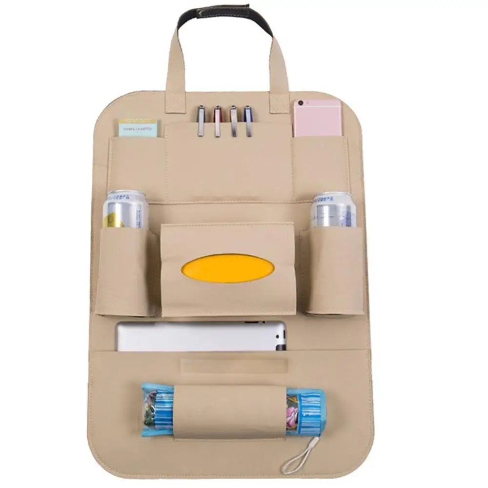 

Hanging Bag Multi-Pocket Car Storage Seat Storage Auto Storage Multi-Function Universal Anti Dirty Car Seat Interior Parts