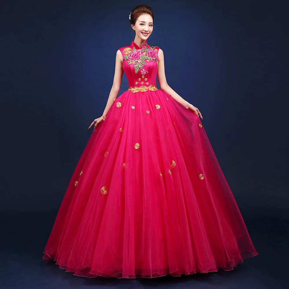 Rose Red Quinceanera Dresses Ball Gown Vestido De Debutante Sweet Cheap