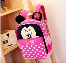 2017 de dibujos animados mickey niños mochilas/kindergarten mochila/niños mochilas escolares/mochila para niños y niñas de envío gratis