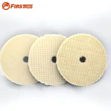 Самоклеющиеся диски из шерсти и плюша, войлочный Полировочный шлифовальный диск для полировальной машины 125 мм 150 мм
