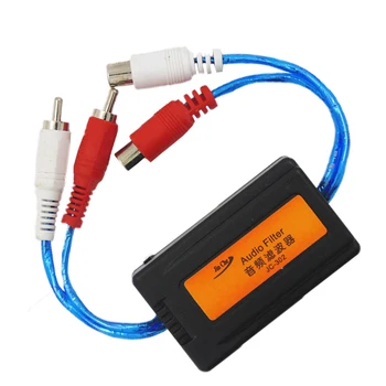 

Ground Loop Isolator 3.5MM 6.3*3.8*3CM Suppressor Car RCA Amplifier Easy to install Noise Filter 1PC High Quality Hot Sell