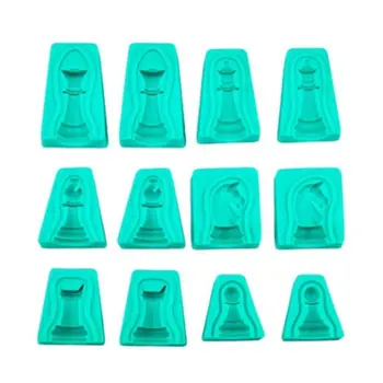 

Silicone Chess Cake Fondant Mold Mould Chocolate Cake Decorating Tool Handmade Diy Baking Tools 6pcs/Lot