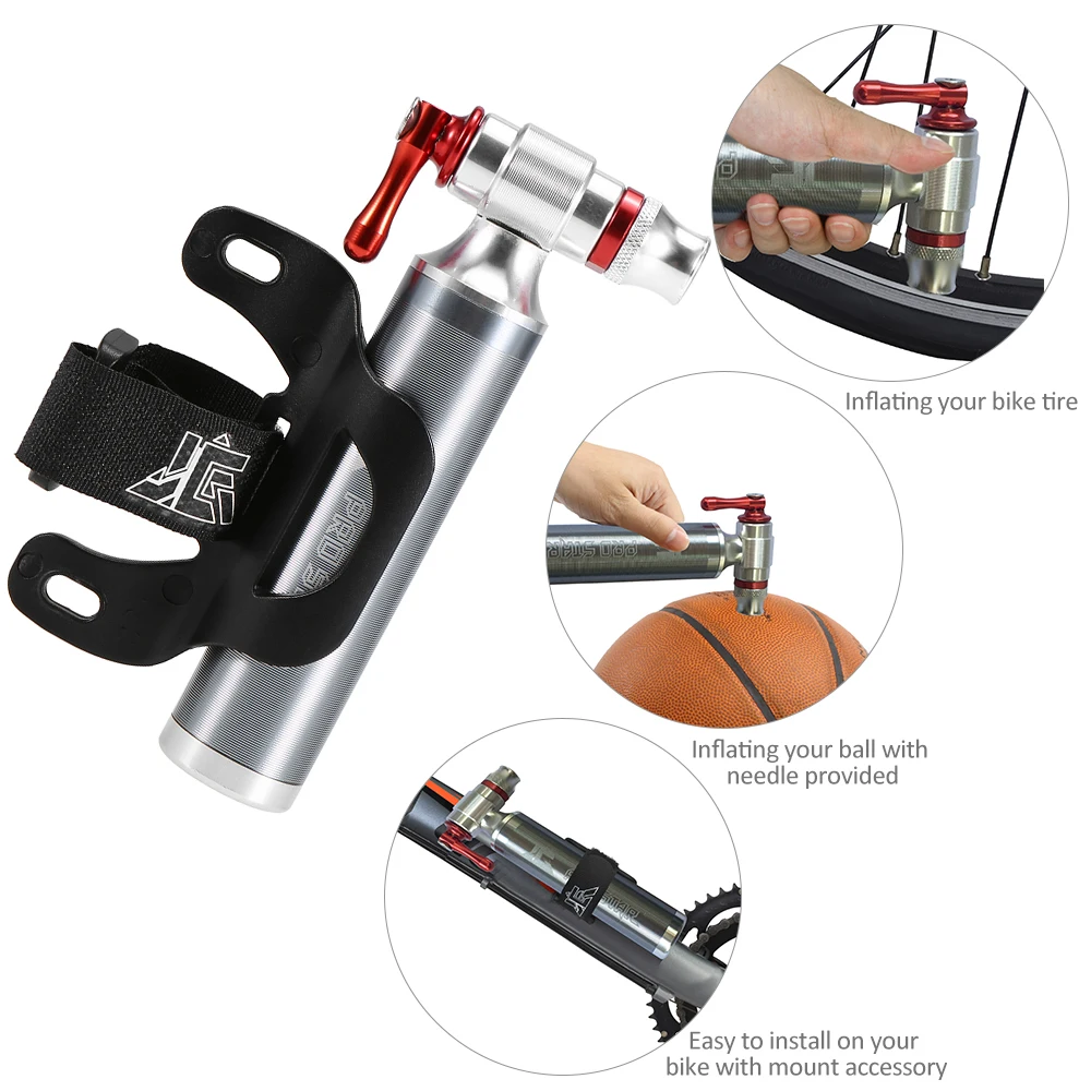 Bike Manual Inflator Bicycle Cycling CO2 Tire Inflator No Cartridge Included