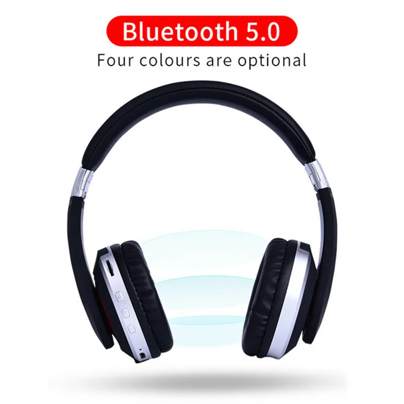 MH7 Bluetooth беспроводные наушники Складные стерео игровая гарнитура с микрофоном Поддержка TF карты для IPad мобильного телефона