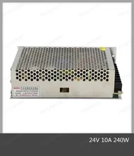 New arrival high quality24V 10A 240W Switching Power Supply Driver for LED Strip AC 110V/220V Input to DC 12V free shipping