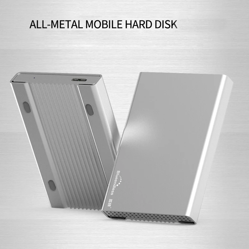  Blueendless All metal 2.5inch 120GB 250GB 320GB 500GB 750GB 1TB External hard disk drive USB3.0 Por