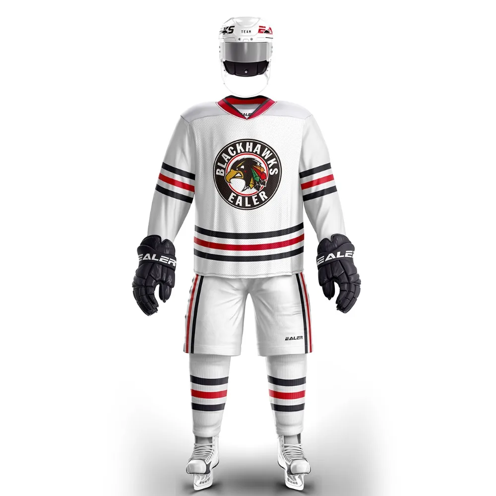 

COLDINDOOR free shipping Chicago ice hockey jersey s Breathable Quick Dry in stock E009 high quality cheap shirt