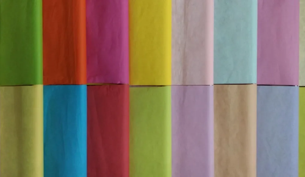 Handmade Color Rice Paper Mulberry Material Smooth Surface For Gift