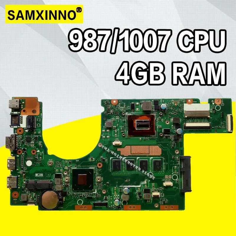 new motherboard S300CA For ASUS S300CA S300C VivoBook Laptop motherboard S300CA mainboard 987/1007U REV2.1 4G RAM new motherboard S300CA For ASUS S300CA S300C VivoBook Laptop motherboard S300CA mainboard 987/1007U REV2.1 4G RAM