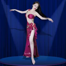 Индийский танец живота восточные дезерты качели Балади танцевальные костюмы танец живота Восточный танцевальный костюм одежда Бюстгальтер Пояс юбка платье 3750