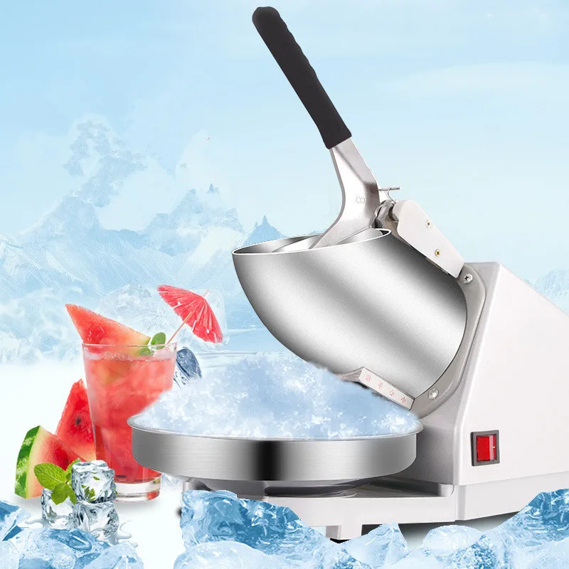 Лед машина двойной нож ручной коммерческий лед машина чайный магазин снег приготовления песка лед - Цвет: Photo Color