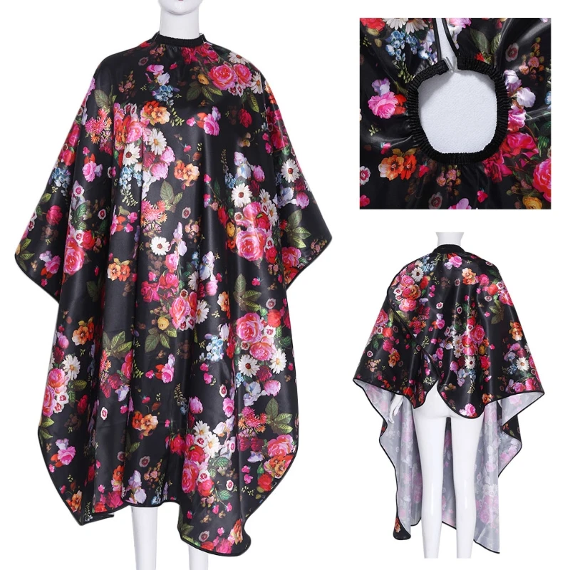

Adult Polyester Barber Haircut Apron Cloth Cape For Unisex Hair Cutting Printed Cape New Salon Barber Hairdressing 2017 New
