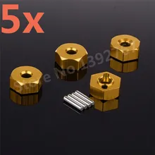 Wholesale 5Packs Lot 4Pcs Pack HSP Aluminum Wheel Hex Nut 12mm 102042 02134 122042 Parts For