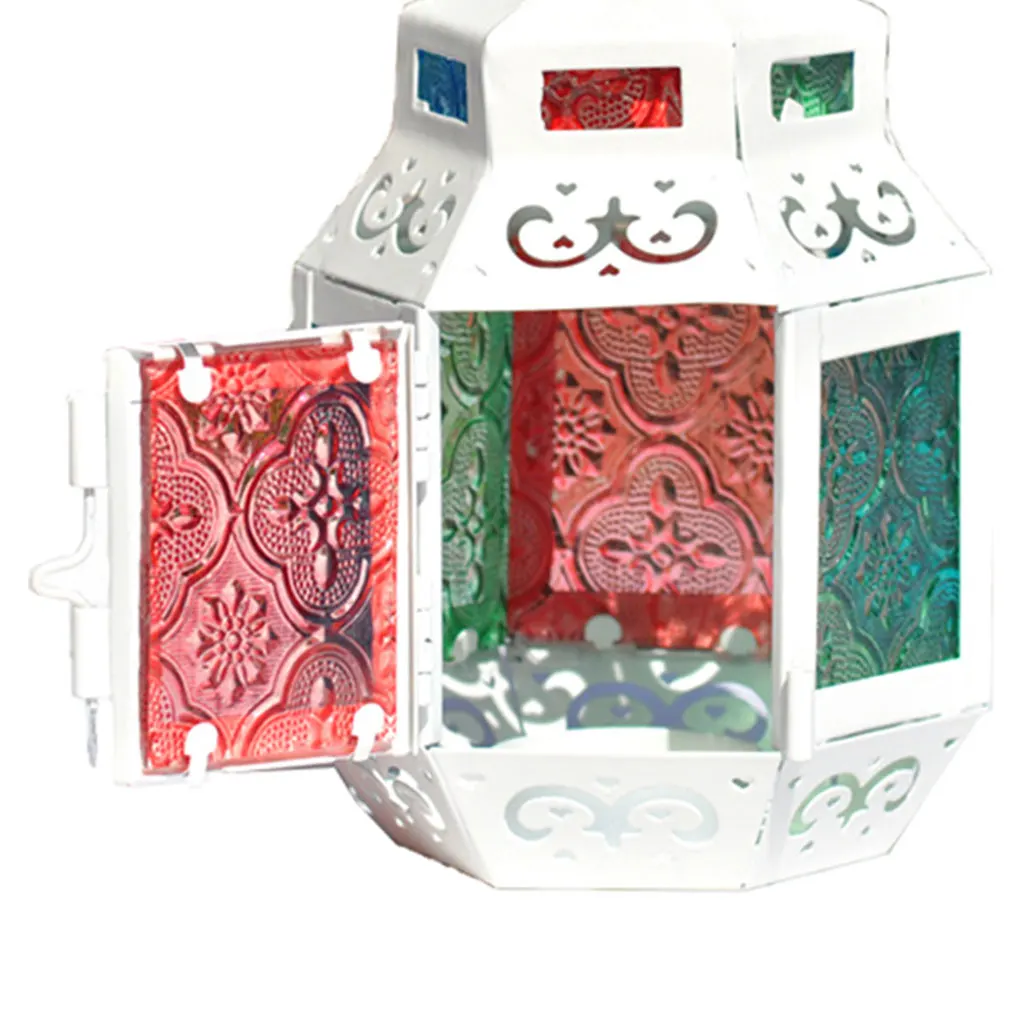 Moroccan Style Windproof Candle Holder Hanging Lanterns Tea Light Candlestick Wedding Party Decor