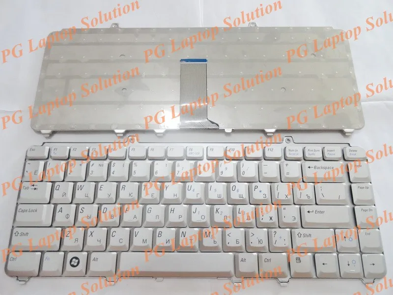 

New Russian Keyboard for Dell inspiron 1400 1520 1521 1525 1526 1540 1545 1420 1500 XPS M1330 M1530 Silver RU laptop keyboard