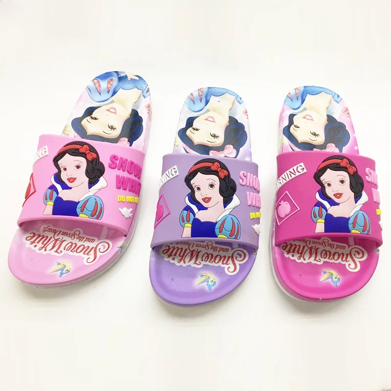 

Disney Lady Summer Snow White Children's Home Anti-slip Sandals Girls Baby Slippers EU size 36-40