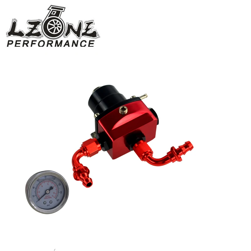 LZONE DIY черный и красный fpr AN6 фитинг EFI регулятор давления топлива Универсальный с 2