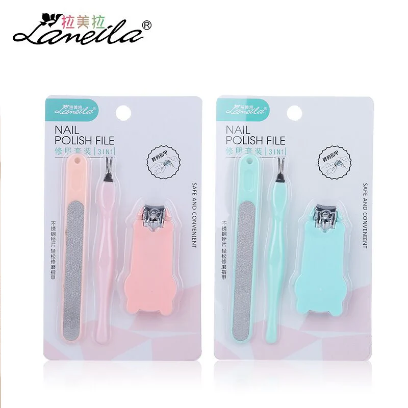 

LAMEILA Brand 3 piece suit Nail cutters Nail file Manicure Nail products Tool