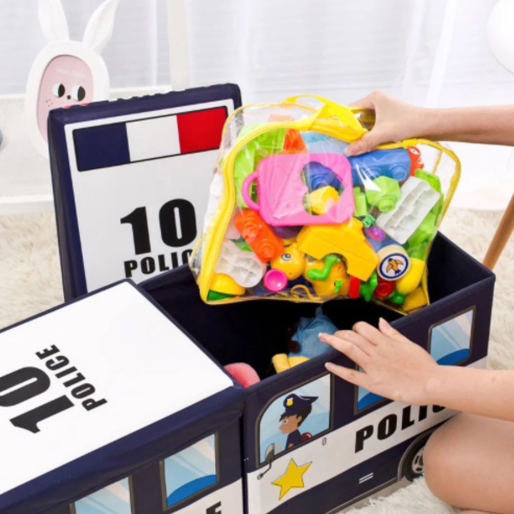 Enjoybay 2 in 1 Bus Shape Storage Box Mutifunctional Storage Chair for Baby Toys Clothes Kids Cartoon Car Toy Storage Basket Enjoybay 2 in 1 Bus Shape Storage Box Mutifunctional Storage Chair for Baby Toys Clothes Kids Cartoon Car Toy Storage Basket