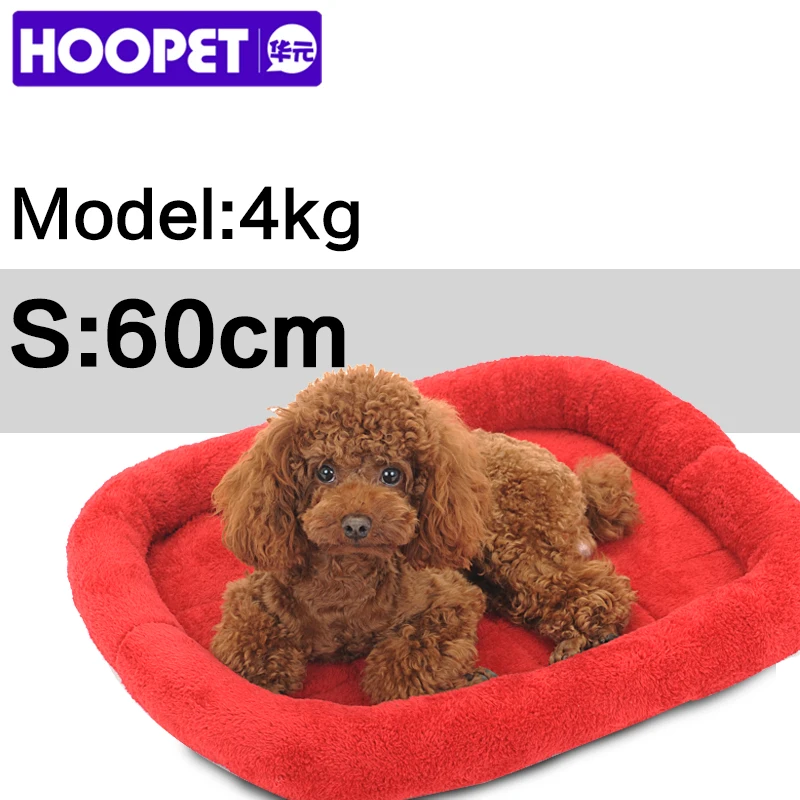 HOOPET Large Dog Bed Big Size Pet Cushion Warm Sleeping Bed Golden Retriever Cage Mat Pet House Mat L Retail And Wholesale