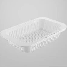 Кухонный пластиковый лоток-сушилка для посуды, большая раковина, удлиненная сушилка, органайзер для хранения, регулируемая кухонная посуда, столовые приборы, капельная тарелка - Цвет: white