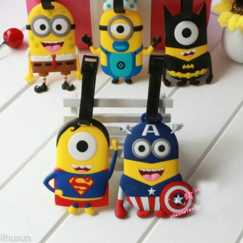 Wholesale-10pcs-Cute-Cartoon-Minion-Stereoscopic-Rubber-Luggage-Tag-Card-Cover(4)