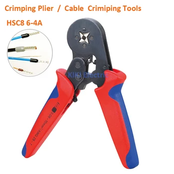 

Mini Self-Adjustable Crimping Plier Cable Crimping tools HSC8 6-4A For AWG24-10 0.08-6.0mm2 cable terminals
