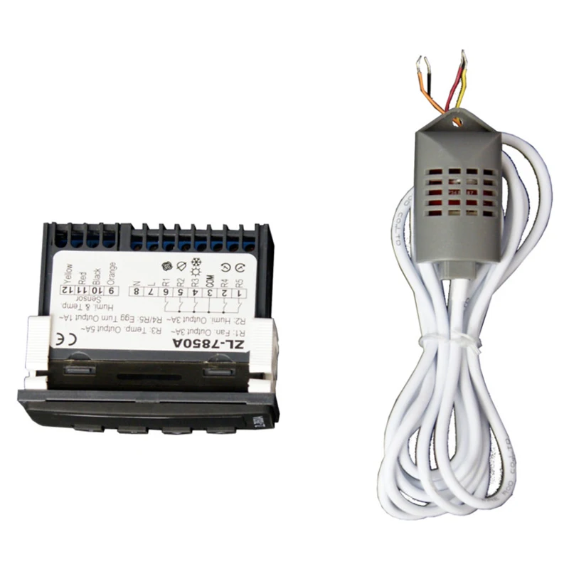 Zl-7850A, 100-240Vac, двойной дисплей, многофункциональный автоматический контроллер инкубатора, инкубатор температуры и влажности