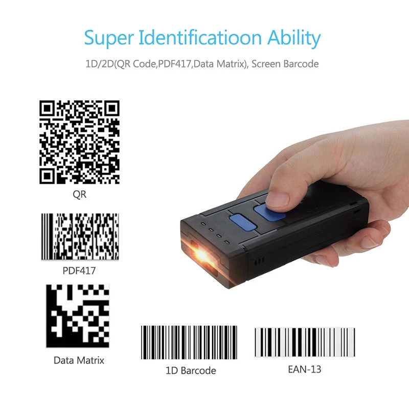 Eyoyo-MJ-2877-Mini-Portable-Bluetooth-Wireless-2D-QR-Barcode-Scanner-Scan-PDF417-DataMatrix-2D-Barcode2