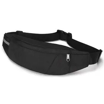 

Fashion Waist Fanny Pack Women Men Sports Belt Zipper Waist Bag Chest Tote Purse