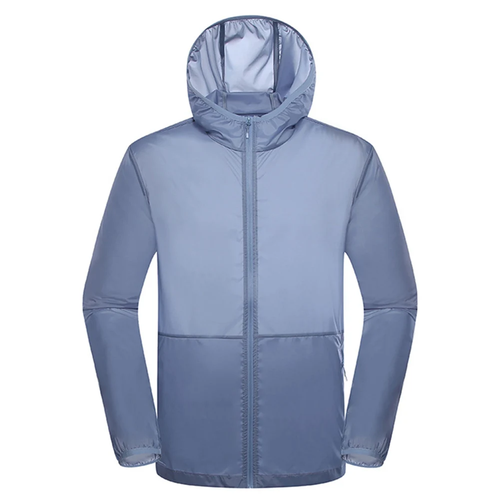Man Men Women UV Protection Coat Sunscreen Ultra Thin Breathable Hooded Tops for Summer JT-Drop Ship - Цвет: Man