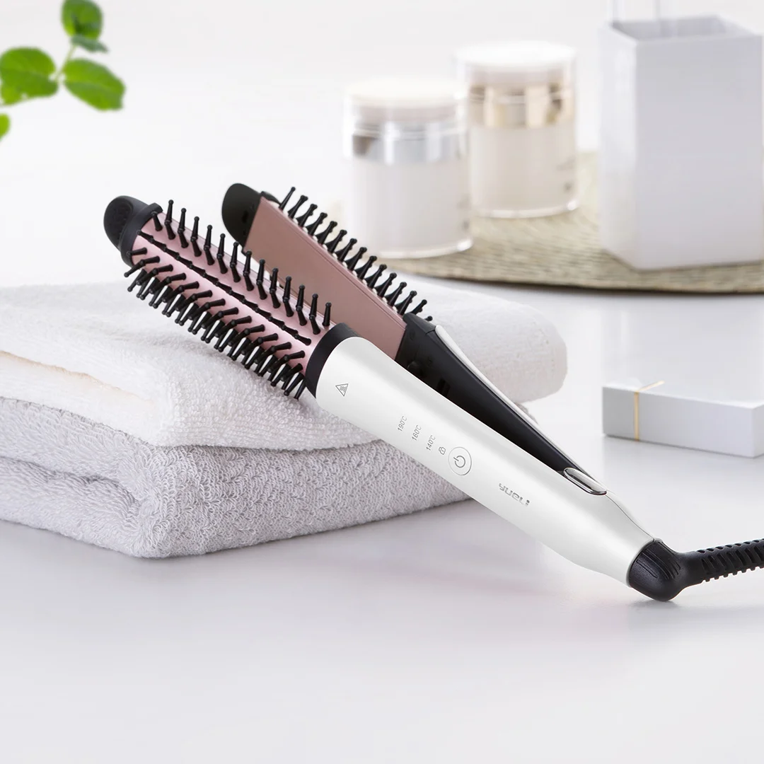  YOUPIN YueLi 3 in 1 140-190 Degree Anti Scald Curler Straightening Curling Hair Comb Hair Straighte