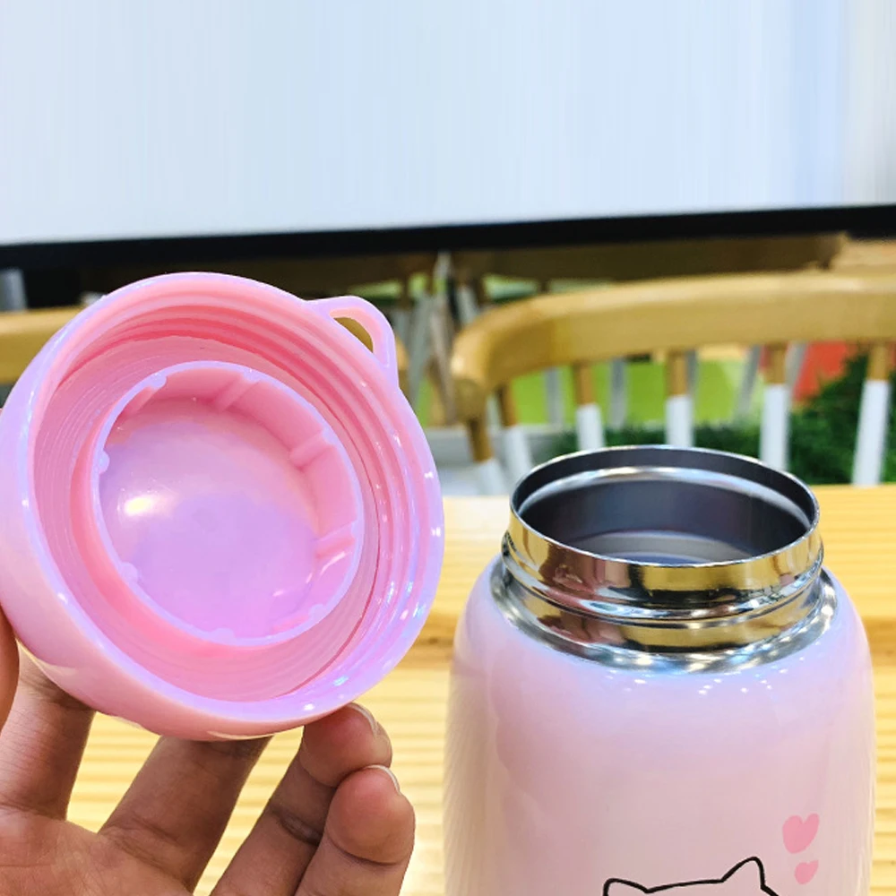 SOLEDI Вакуумная чашка для напитков с изоляцией стакан свинья милый Кофе с двойными стенками контейнеры для еды термос чашка сохранение тепла суп для детей