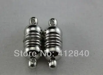 

HIGH QUALITY 50pcs Imitation Rhodium plated Copper Magnetic Clasp 21*7mm