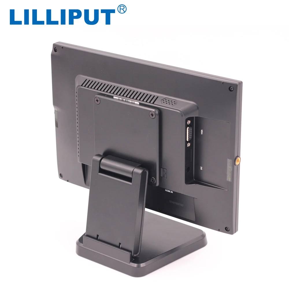 Lilliput 10 inch IPS Multi-touch Screen Capacitive Monitor With HDMI VGA AV Input and VESA 75x75 Folding Mounting Bracket