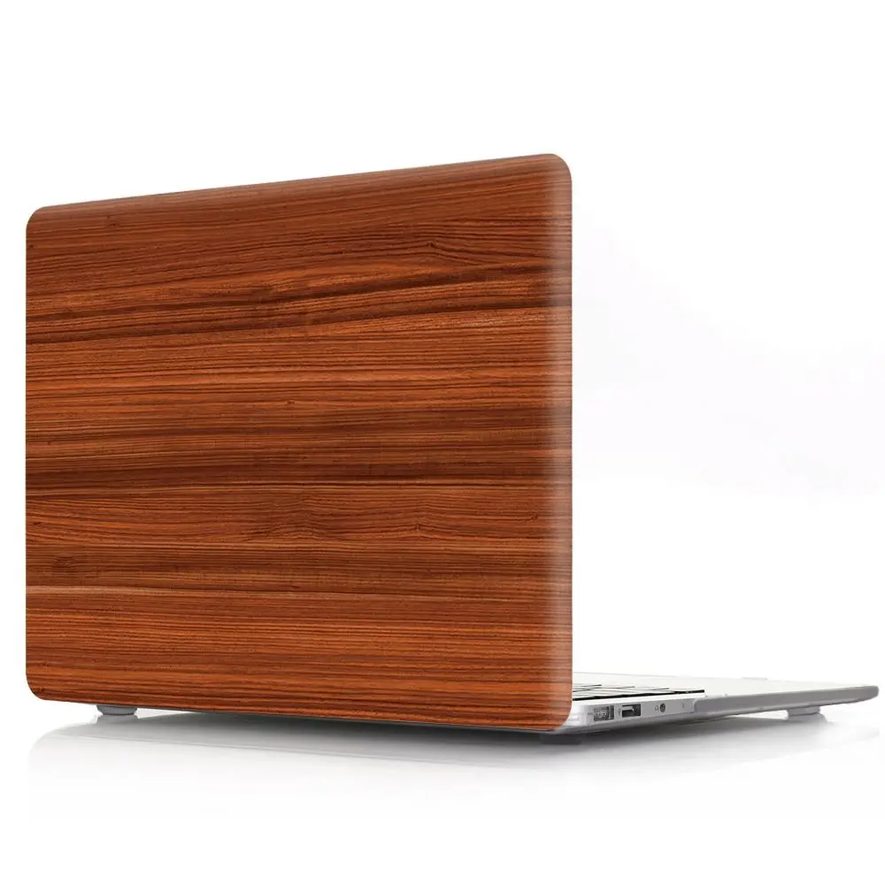 Slim PVC For Macbook Air 13 Pro 13 2017 2018 Cover wood Grain Printed Cover for Macbook Air Pro Retina 11 12 13 15 A1989 A1990 (8)