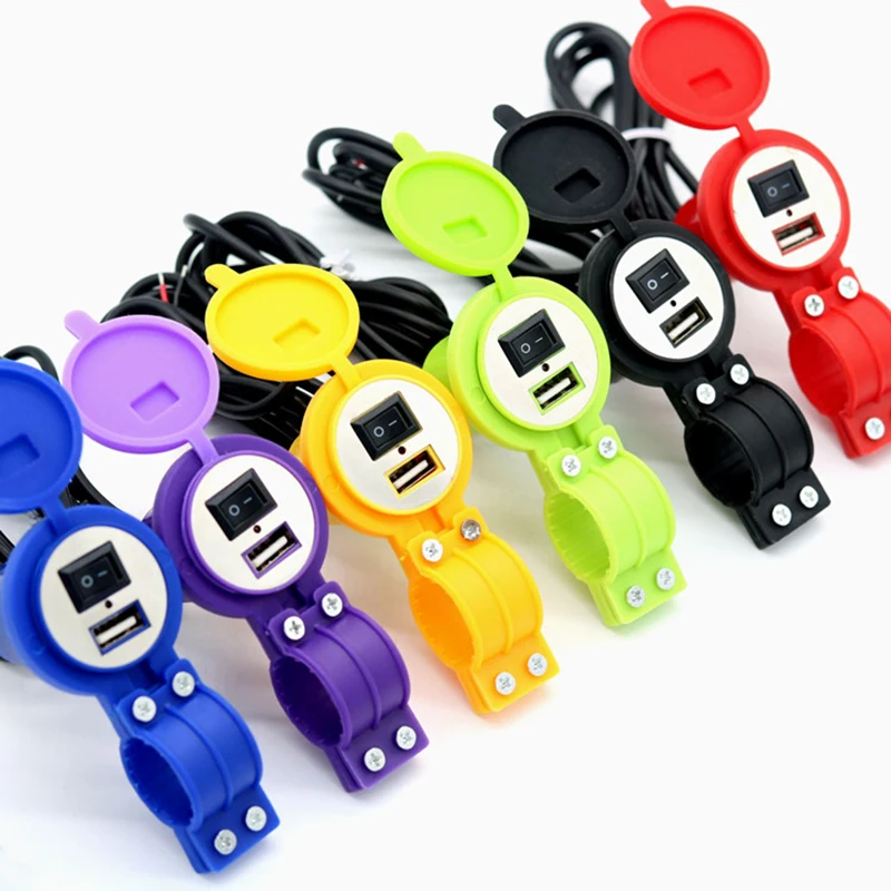 

Motorcycle mobile phone charger Electric car USB car charger for men and women loading 12-24v to 5V waterproof