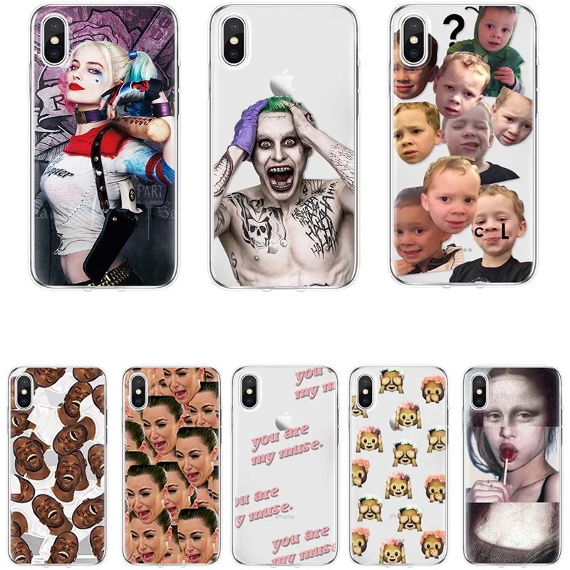 Case for iPhone 6 Plus 4S 5 5S SE S 7 8 Fundas Coque Soft For 7plus plus X XR Interest Cover TPU XS Max case |