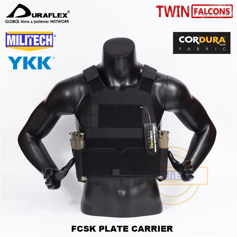 MILITECH TW FCSK Slickster BK CQC MOLLE Plate Carrier военный боевой штурмовой тактический жилет полицейский бронежилет