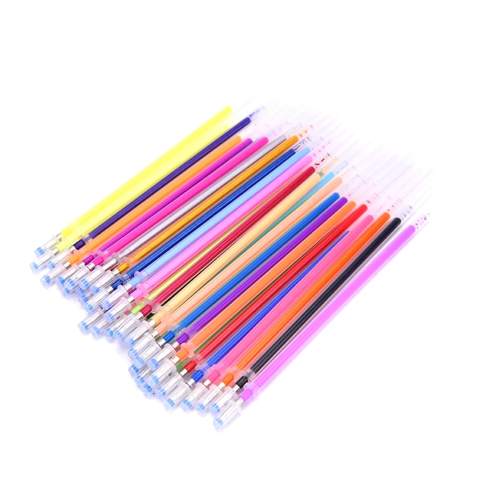 

36Colors/set Flash Ballpint Gel Pen Highlight Refill Color Full Shinning Refill Painting Pen