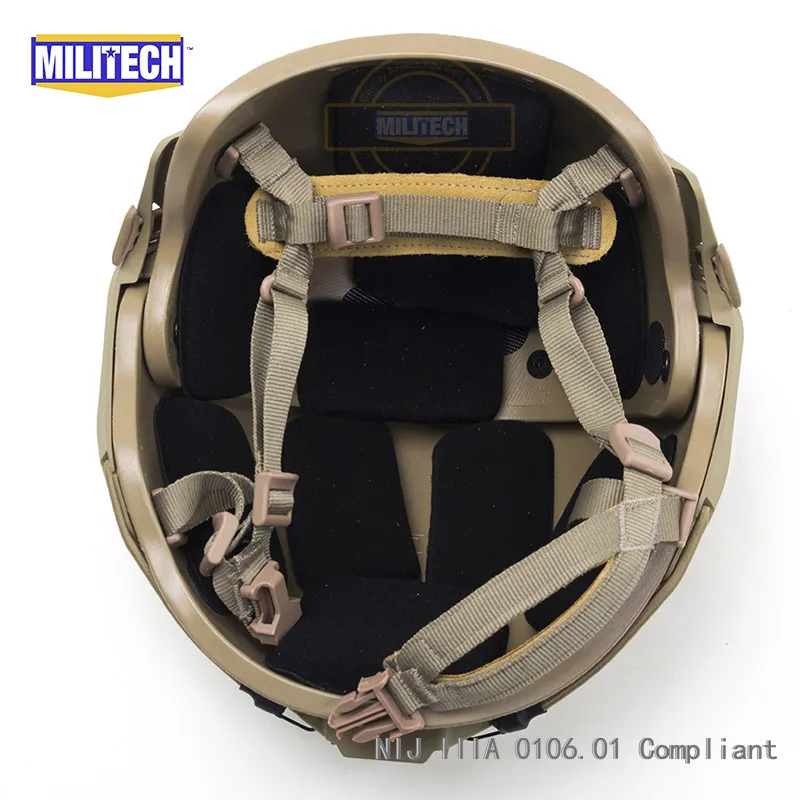 MILITECH M/L NIJ уровень IIIA 3A воздуха Рама Арамидных Пуленепробиваемый Шлем для планера