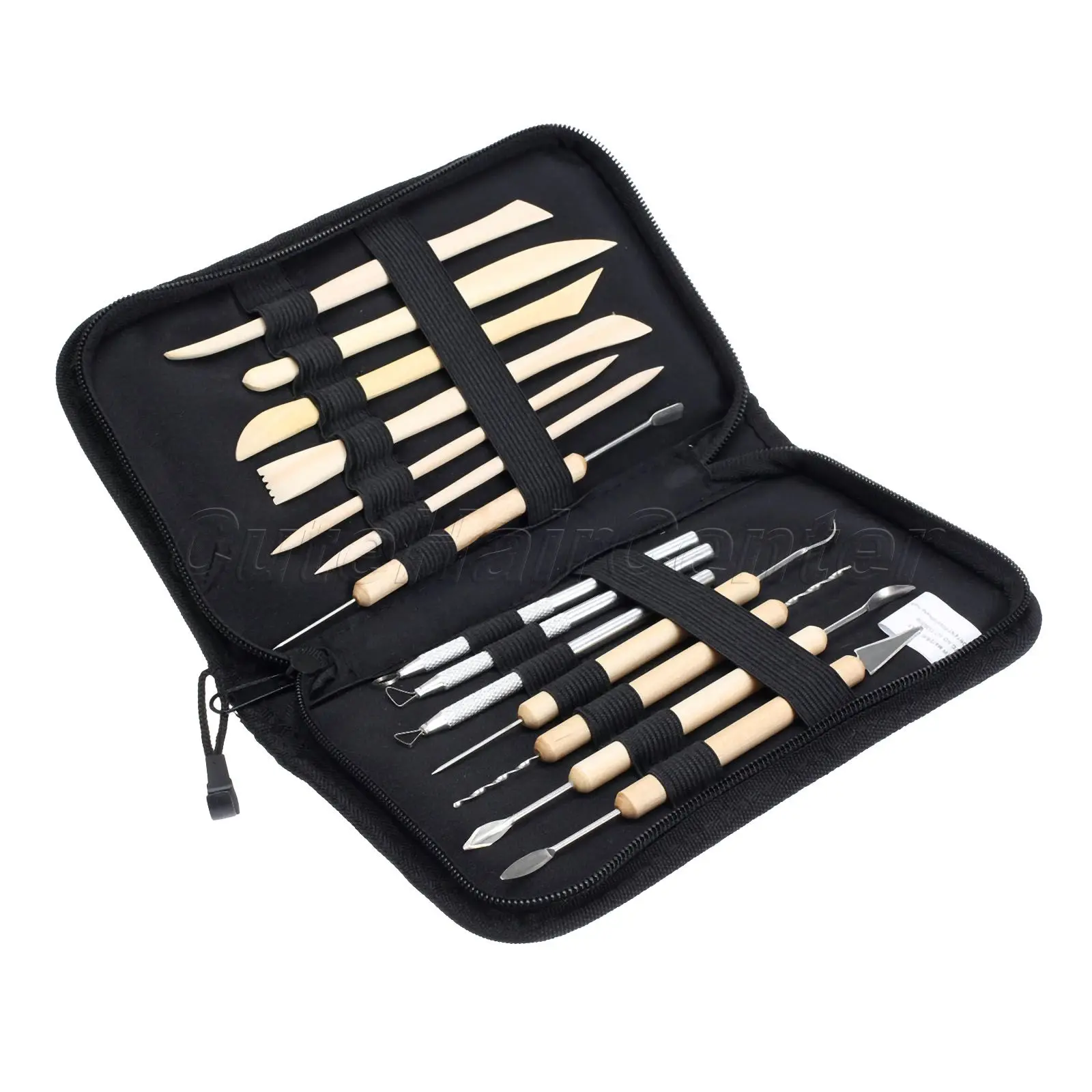 High Quality 14pcs Clay Sculpting Wax Carving Pottery Tools Polymer Ceramic Modeling Kit Free