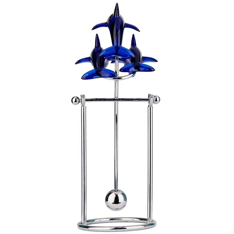  Dolphins Kinetic Art Balancing Decompression Toy Decompressive Science Psychology Home Office Decor