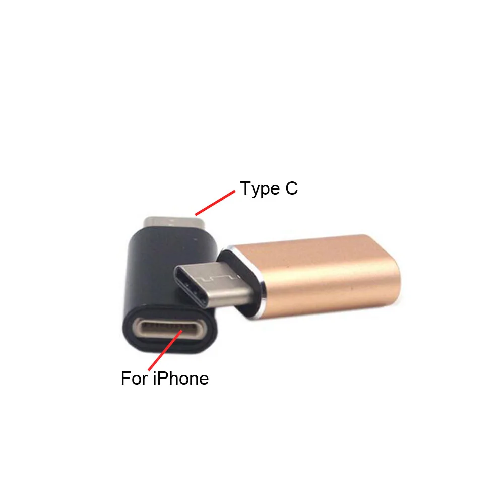 

For Apple Female to USB-C Type-C Male Charger Cable Adapter for Samsung S8 Huawei P9 P10 Xiaomi 6 Mix Letv Smart Phone Cable