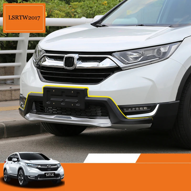 

LSRTW2017 ABS car front and rear bumper for honda crv honda cr-v 2017 2018 5th generation