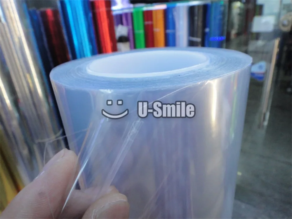 - 3 Layers Glossy PPF Clear Car Paint Protective Vinyl Film Wrap Size15215mRoll