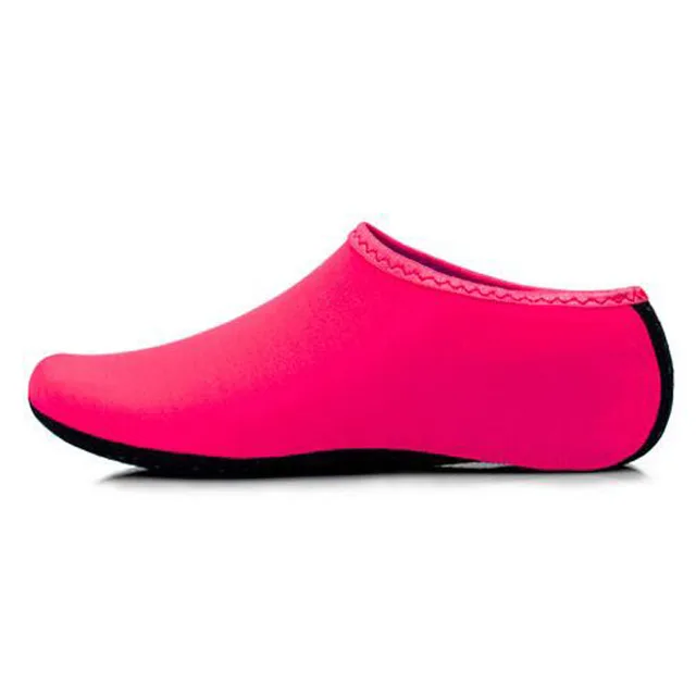 Beach Swimming Water Sport Socks Anti Slip Shoes Yoga Fitness Dance Swim Surfing Diving Underwater Shoe for Kids Men Women 2.5mm Hot pink