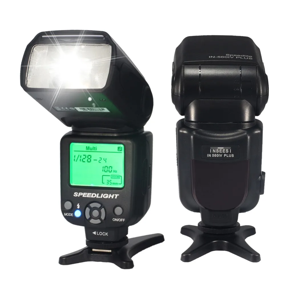 Универсальная камера INSEESI IN 560 IV Plus Беспроводная вспышка или Viltrox JY-680A Вспышка Speedlite с ЖК-экраном для Canon Nikon Pentax