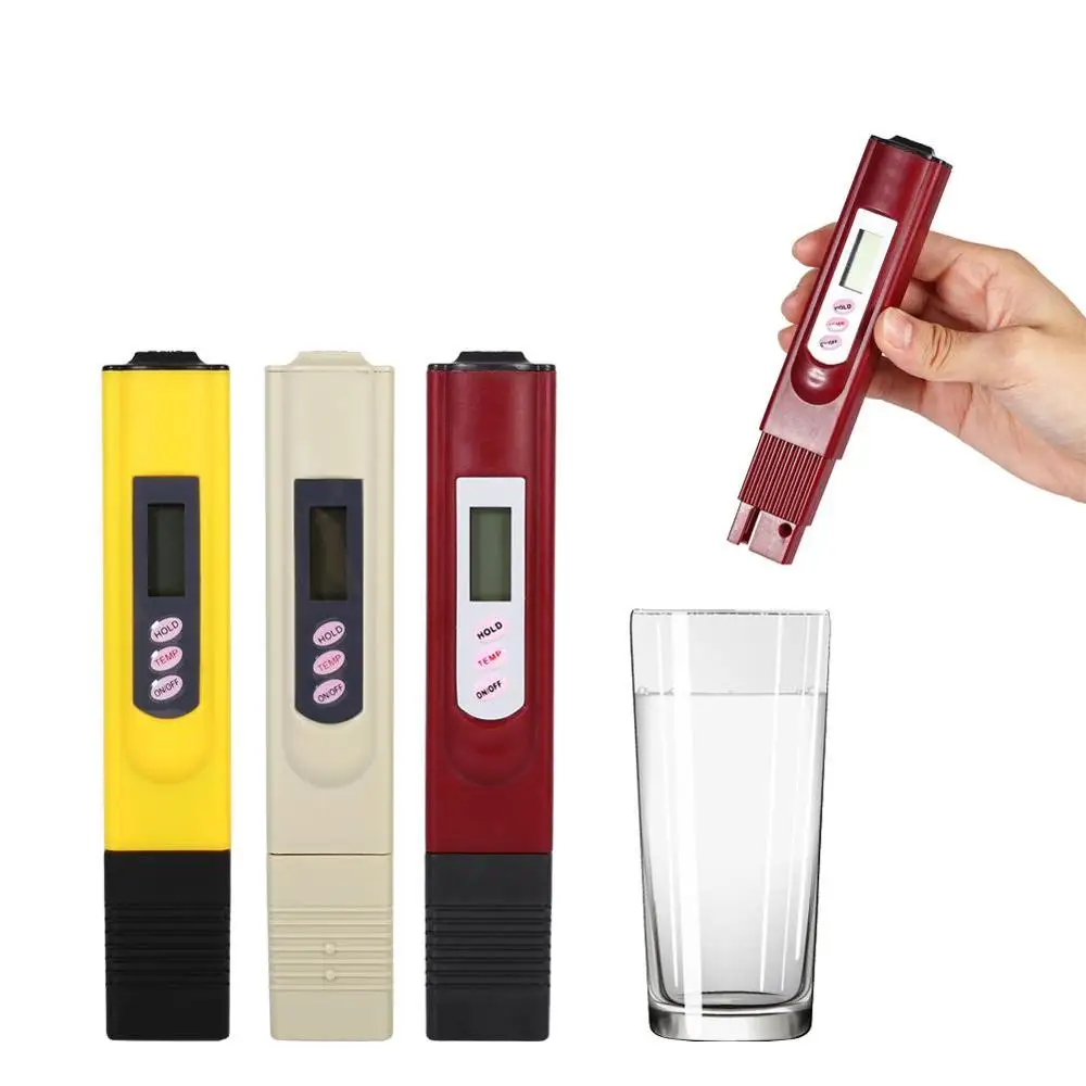 

Digital LCD Water Quality Testing Pen Purity Filter TDS Meter Tester 0-9990 PPM Temp Water Quality Purity Tester TDS Meter